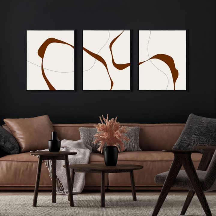 Organic Pathways, Hand Painted Canvas for wholesale by Vertuu Design Inc.