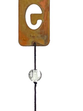 Carillon Iron Bell - Love Flamed Copper, 22 po pour la vente par Jafsons International