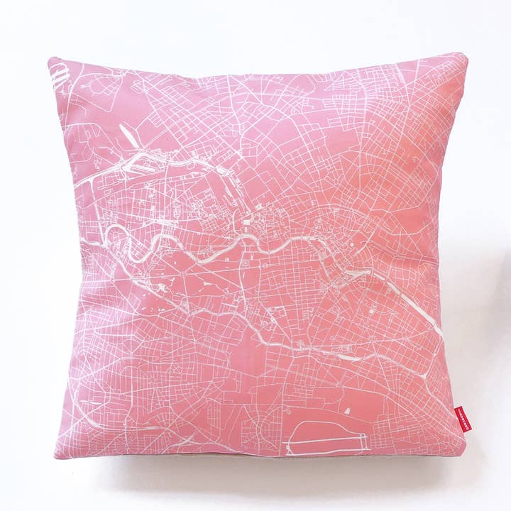 Berlin stadskarta kudde | 15 färger för wholesale av 44spaces