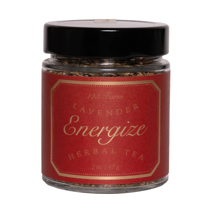 Lavender Energize Herbal Tea – 2 oz Loose Leaf for wholesale by 123 Farm