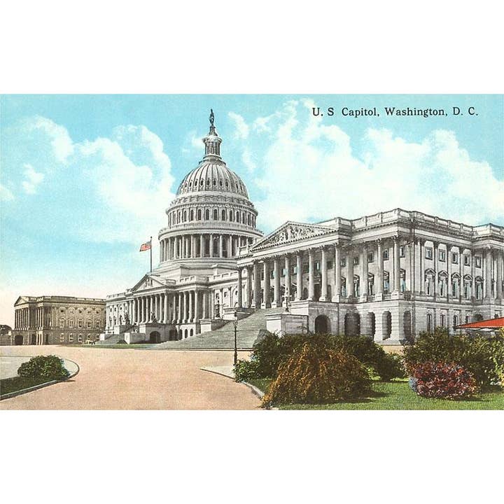 Postcard DC-242 The Capitol for wholesale by Found Image Press