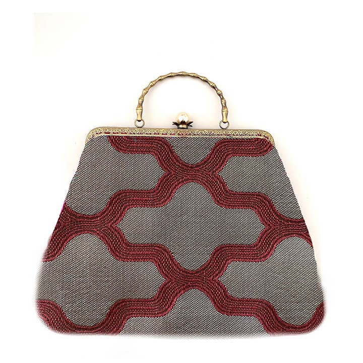 Maria Sole Rodriguez - Wholesale Clutch Bag - Women's - Bassoon Perla Medium, bag with pearl, handmade, Italy12