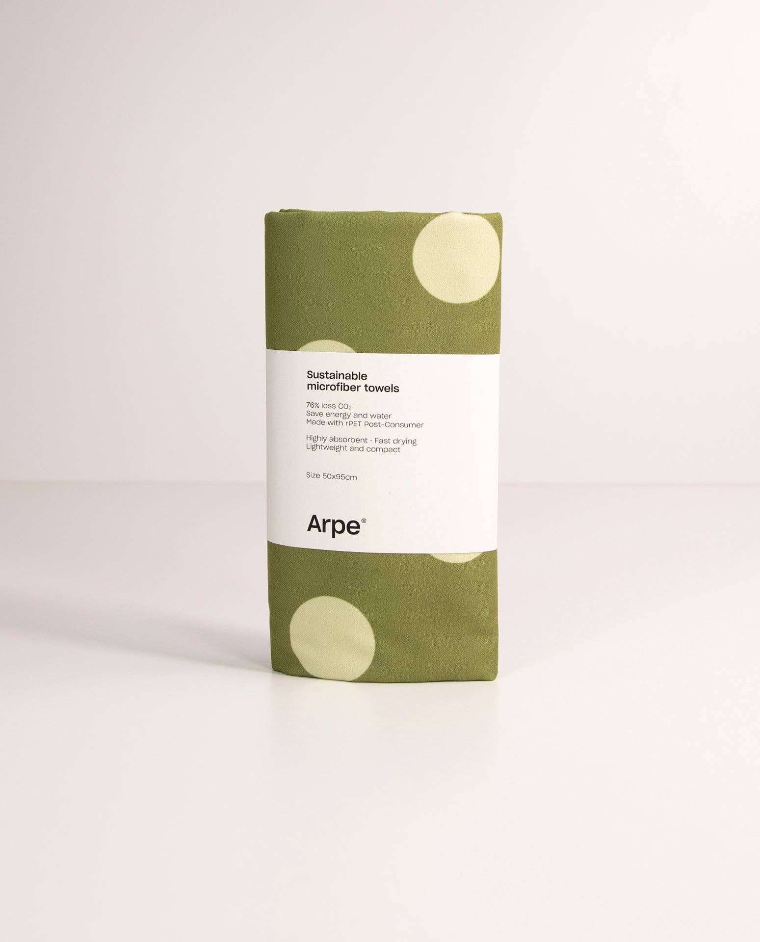 Arpe – wholesale Badhandduk – Handduk Dots Olivgrön6