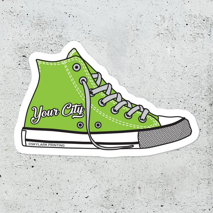 Skylark Printing - Wholesale Sticker - Custom Vintage High Top Shoe Souvenir Sticker26