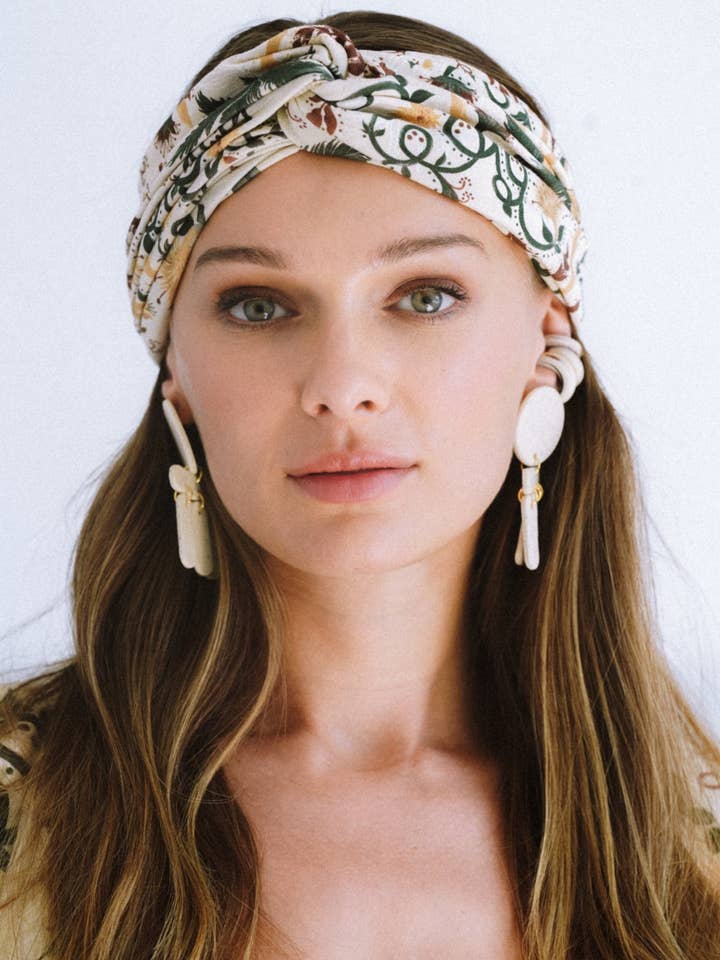 Turband Maxi FLORES for wholesale by Looks by Luks