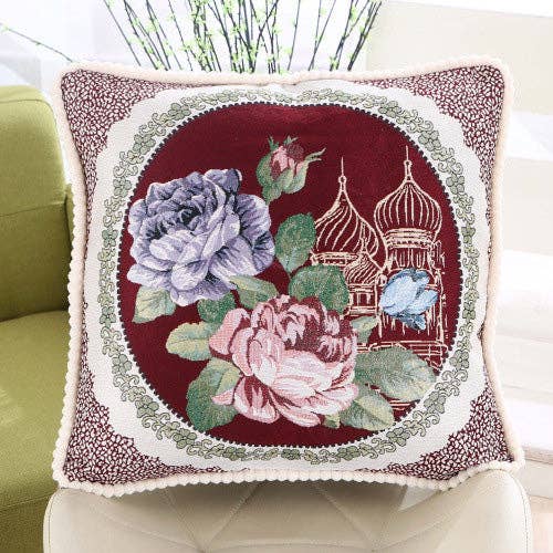 liqubit – wholesale Throw pillow cover – Vintage Floral Pillow Case2