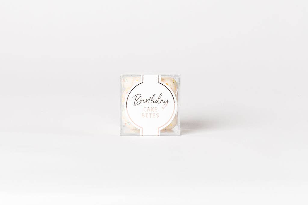 Roots and Lace - Vente Cadeaux pour invités - Bouchées de Gâteau d'Anniversaire - Boîtes de Bonbons Gourmets, Friandises Scellées1