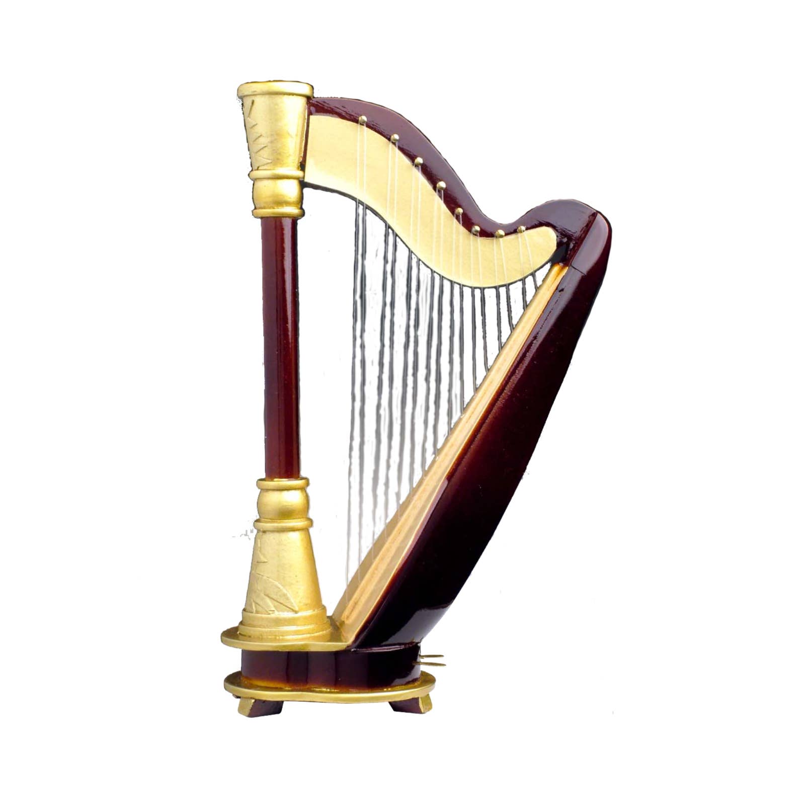 Broadway Gifts Co - Wholesale Musical Instrument - Harp Miniature with Case0