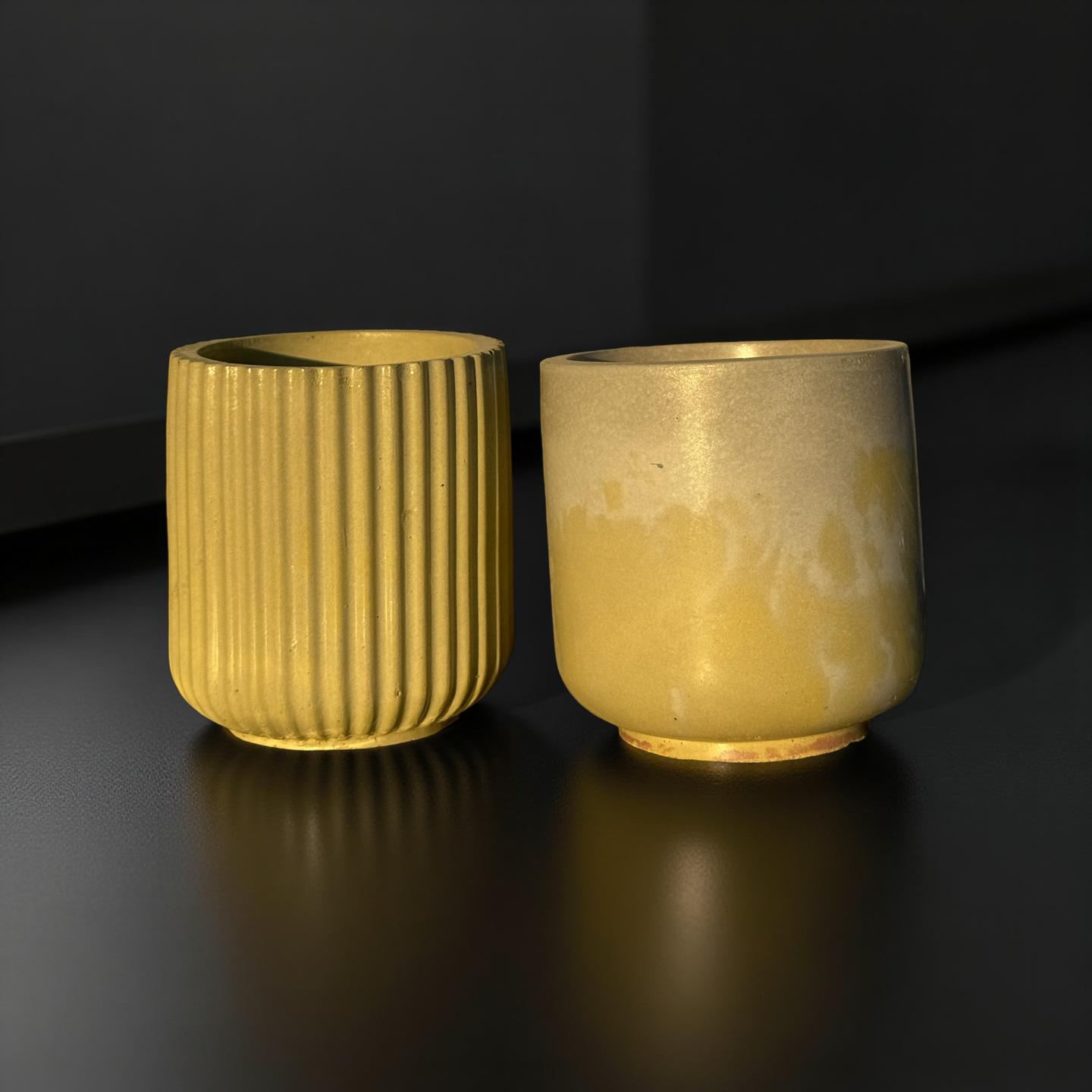 Colourfuljoy Designs - Wholesale Jar/Filled Candle - Candle empty jars/ Cement vessels/ Empty candle container 22