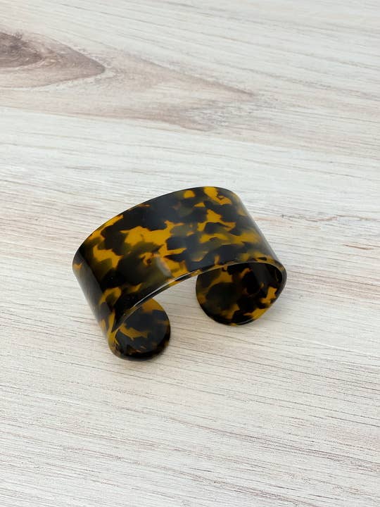 Prep Obsessed Wholesale – wholesale Manschettarmband – Monogramming akryl sköldpadda manschetten armband armband