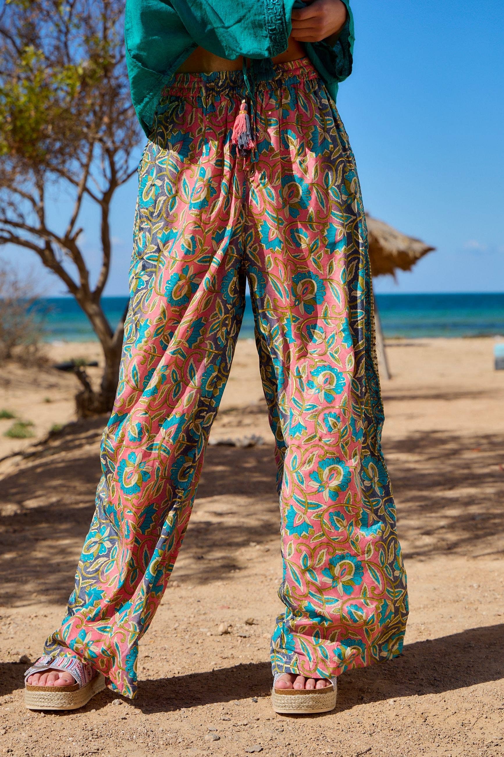 Orice – wholesale Byxor - Dam – Fluid sidenbyxa – Orice14