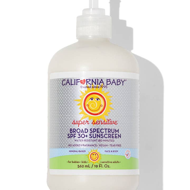 California Baby - Wholesale Sunscreen - (No Fragrance) Super Sensitive™ Broad Spectrum SPF 30+ Sunscreen11