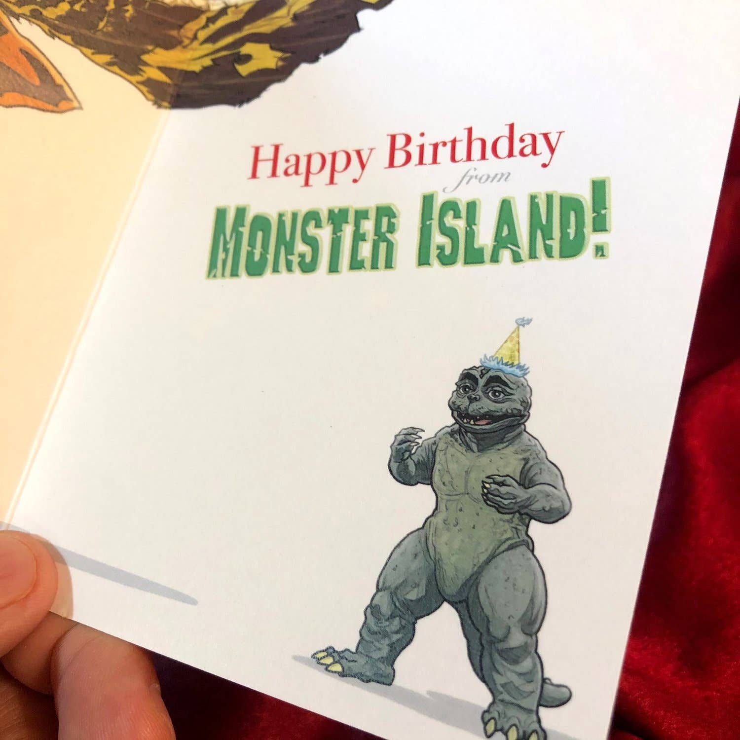 Castle McQuade - Wholesale Birthday Card - MONSTER ISLAND Birthday Card4