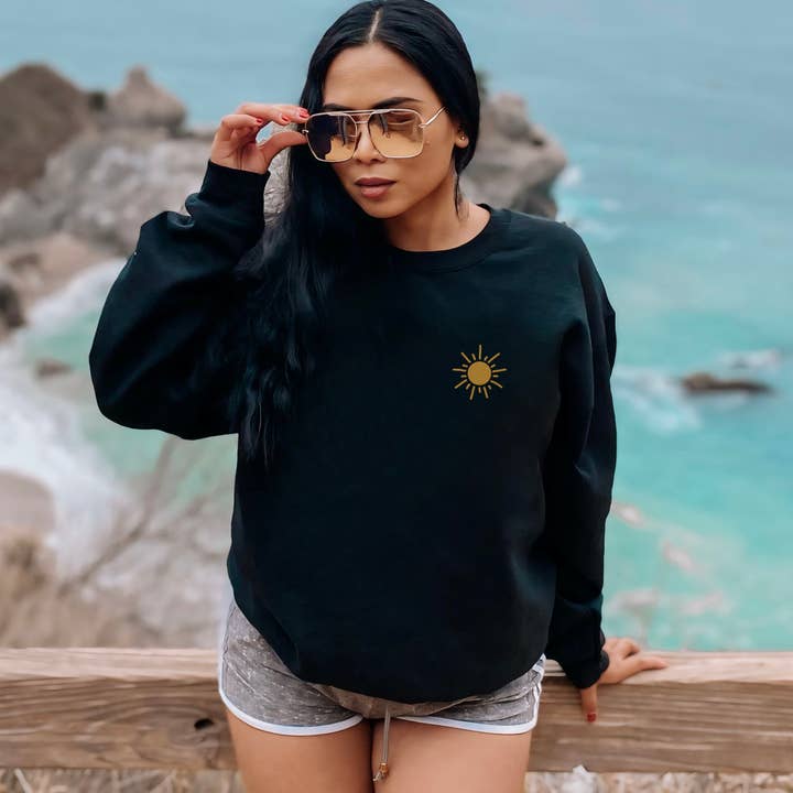 Loopty Loo Designs - Wholesale Graphic Sweatshirt - Women's - CUSTOM FOREVER CHASING SUNSETS CREWNECK SWEATSHIRT | S-2XL4