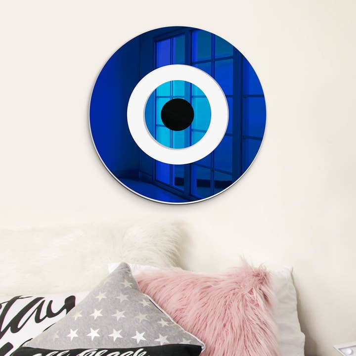 4ArtWorks - Wholesale Wall Accent - Minimalist Evil Eye Mirror Wall Decor1