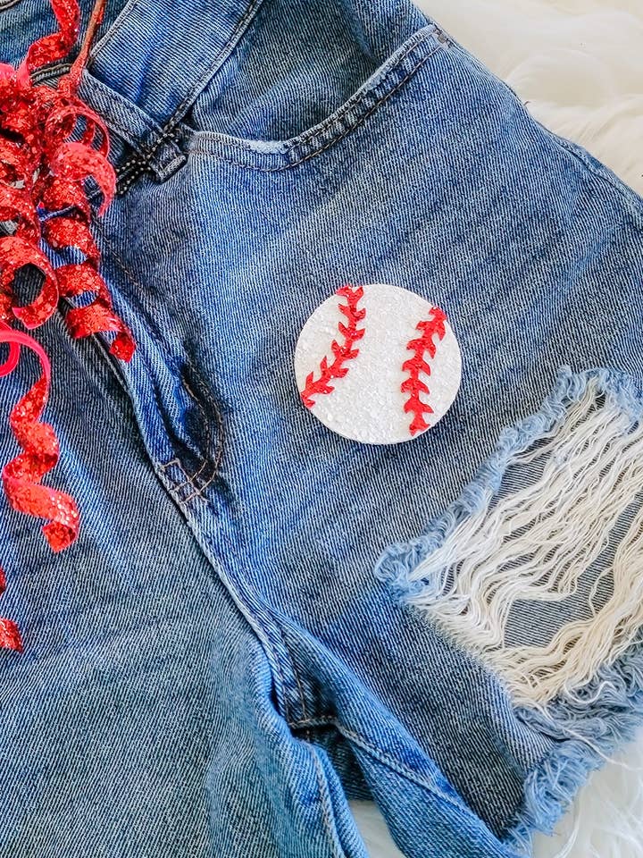 Baseball Clip for wholesale by Dainty Delights Creations