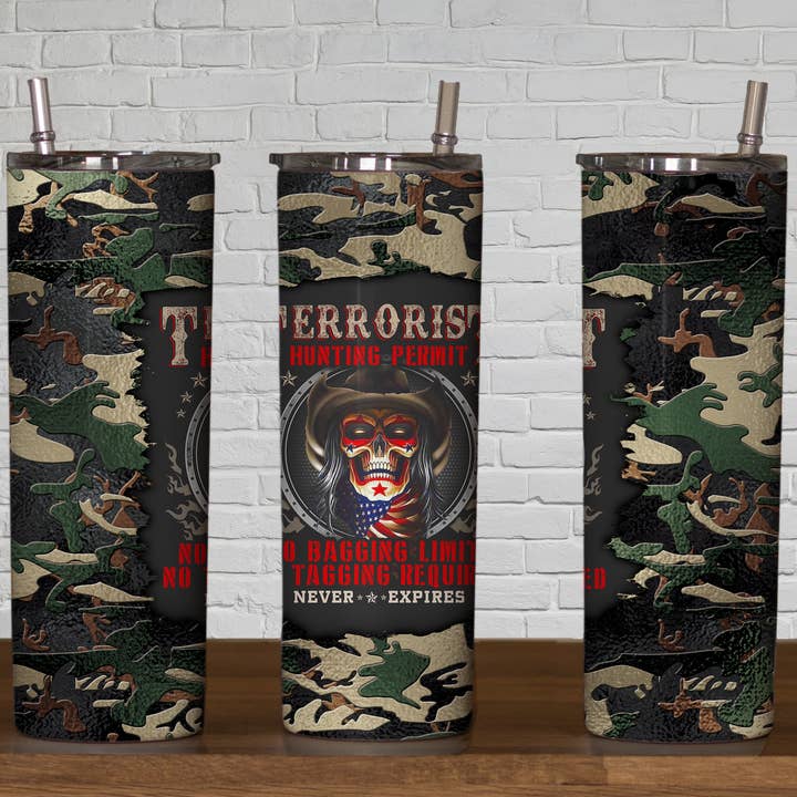 Hunting Permit for wholesale by Triple D's Tumblers n More