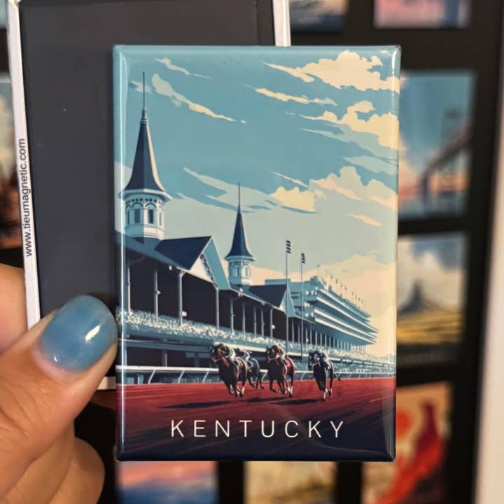 Kentucky State Magnet | Churchill Downs | Carreras de Caballos para venta al por mayor de Tieu Magnetic