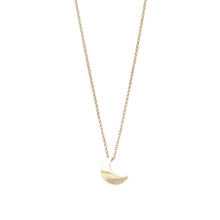 Simple Shape Necklace - Crescent for wholesale by Stowaway Jewelry