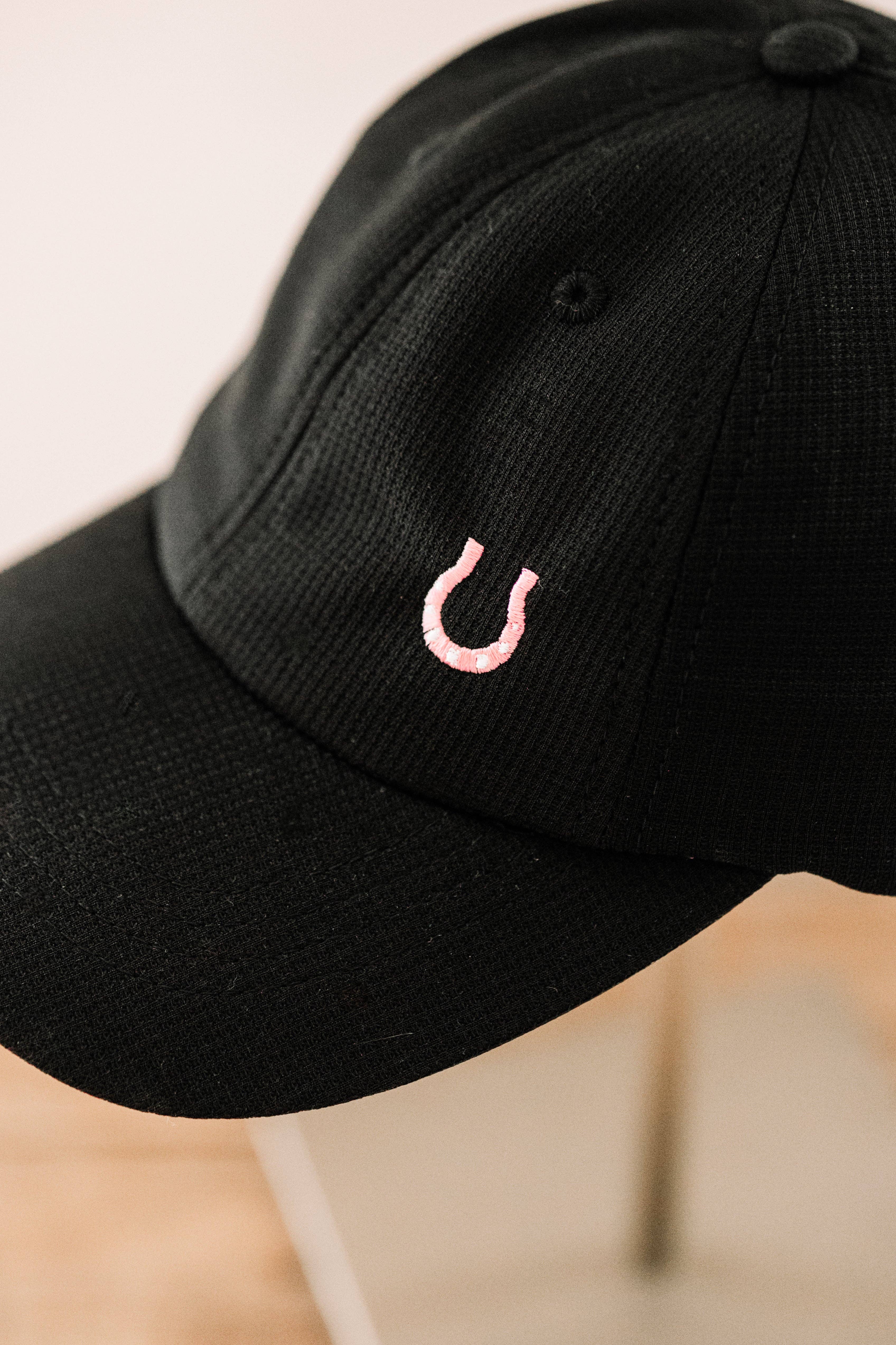 Bridle Up Hope Shop – wholesale Baseball cap – Women's – Lucky Horseshoe Hat (Black)2