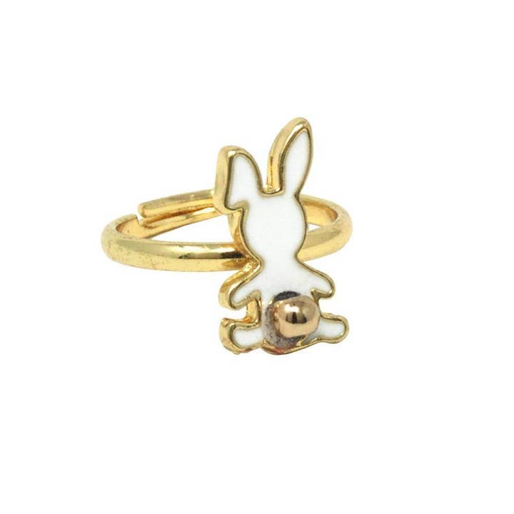 Pink Poppy USA - Wholesale Jewelry Set - Bunny Garden Adjustable Ring Set Of 3 | Pack of 83