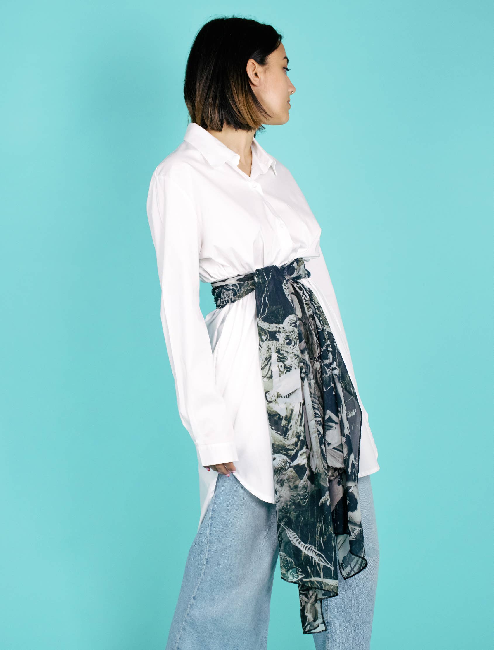 SWEET PARIPE - Wholesale Scarf - Unisex - Noir Cinema Scarf0