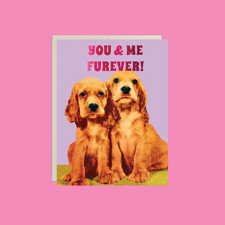 You & Me Furever Puppies - Foil Valentine's Day ✿ Love for wholesale by Lucky Goods Paper