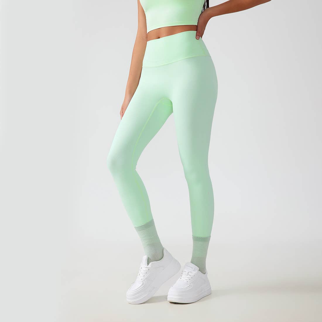 Sodalemon - Wholesale Athletic/Lounge Leggings - Women's - Women One Size No Front Seam Sport Leggings6