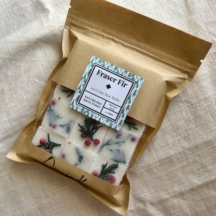 Fraser Fir Botanical Wax Melts 12 cubes for wholesale by Ornis.K