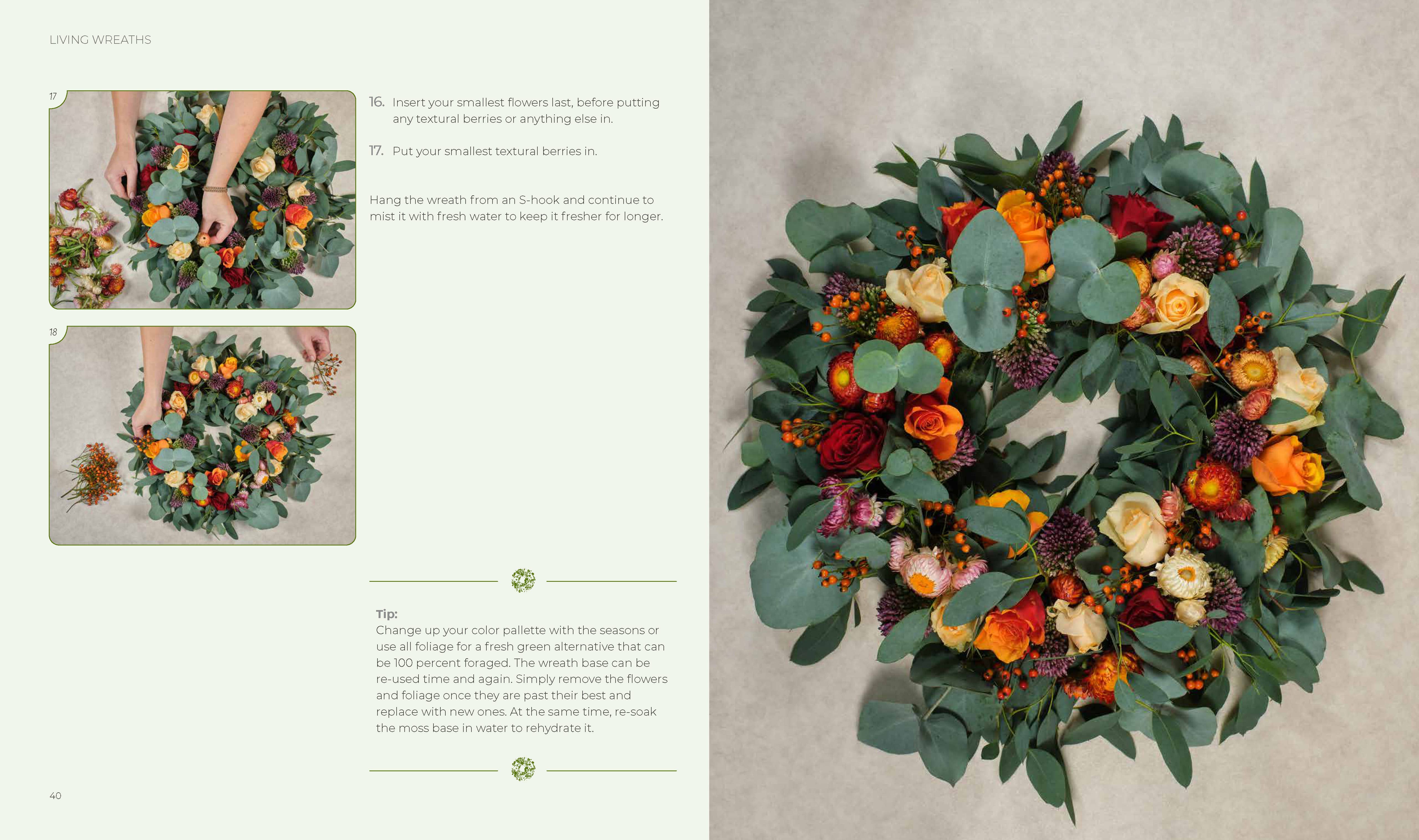 Schiffer Publishing – Crafts, Hobbies & DIY por atacado – Grinaldas: frescas, folhagens, forrageadas e artificiais4