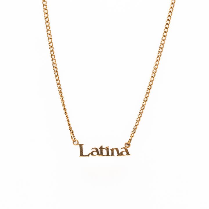 Latina Necklace - gifts for Latinos - SITOS for wholesale by SITOS