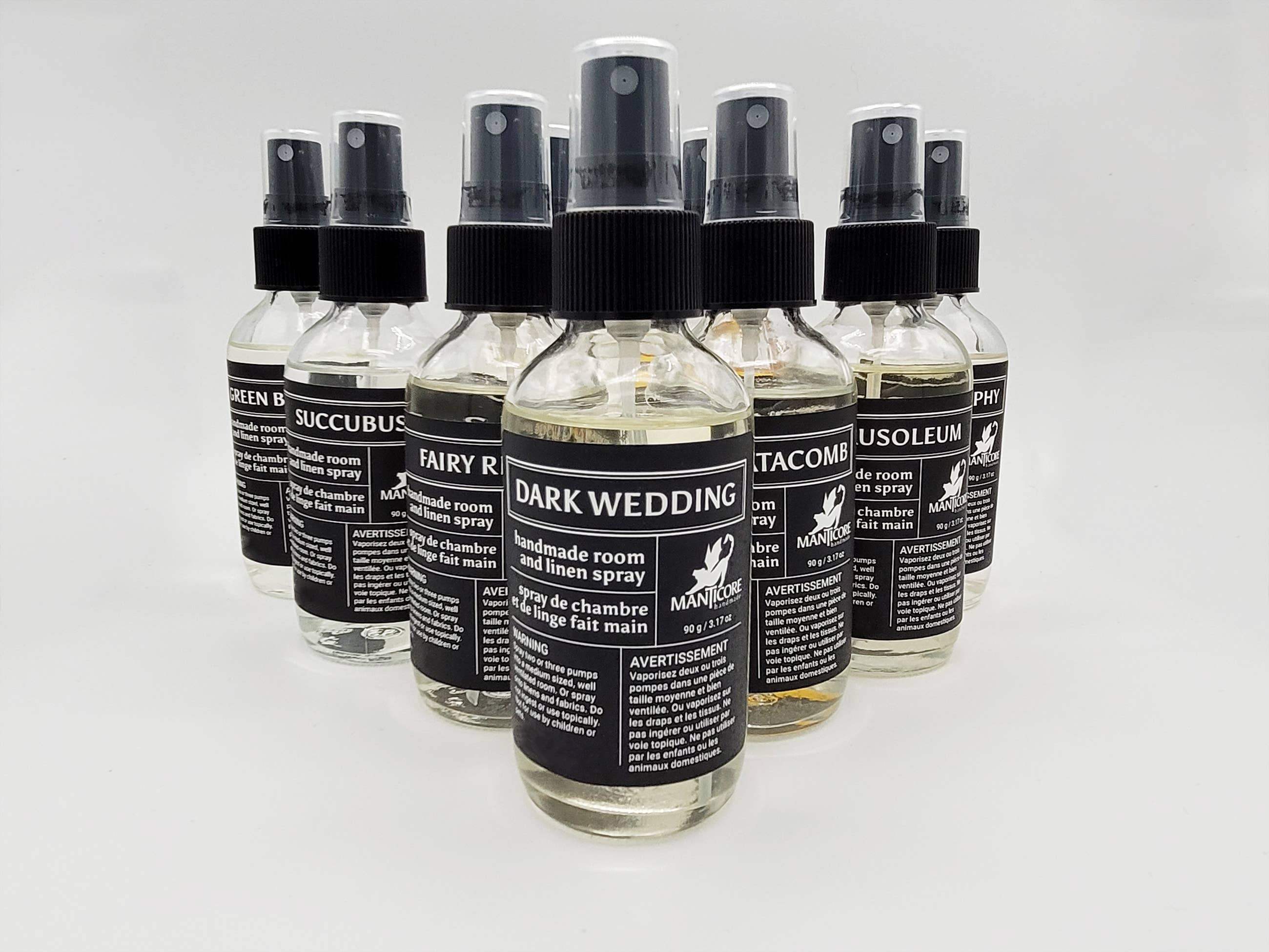 Manticore Handmade - Wholesale Room & Linen Spray - Memento Mori | Room & Linen Spray 3 oz 1