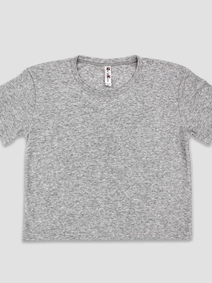 Laughing Giraffe - Wholesale T-shirt – women's - Women's Flowy Crop Top T-shirt Boxy Tee - OPEN SIZING5