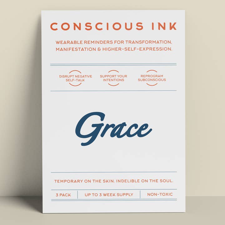 Tatouage Grace Manifestation pour la vente par Conscious Ink