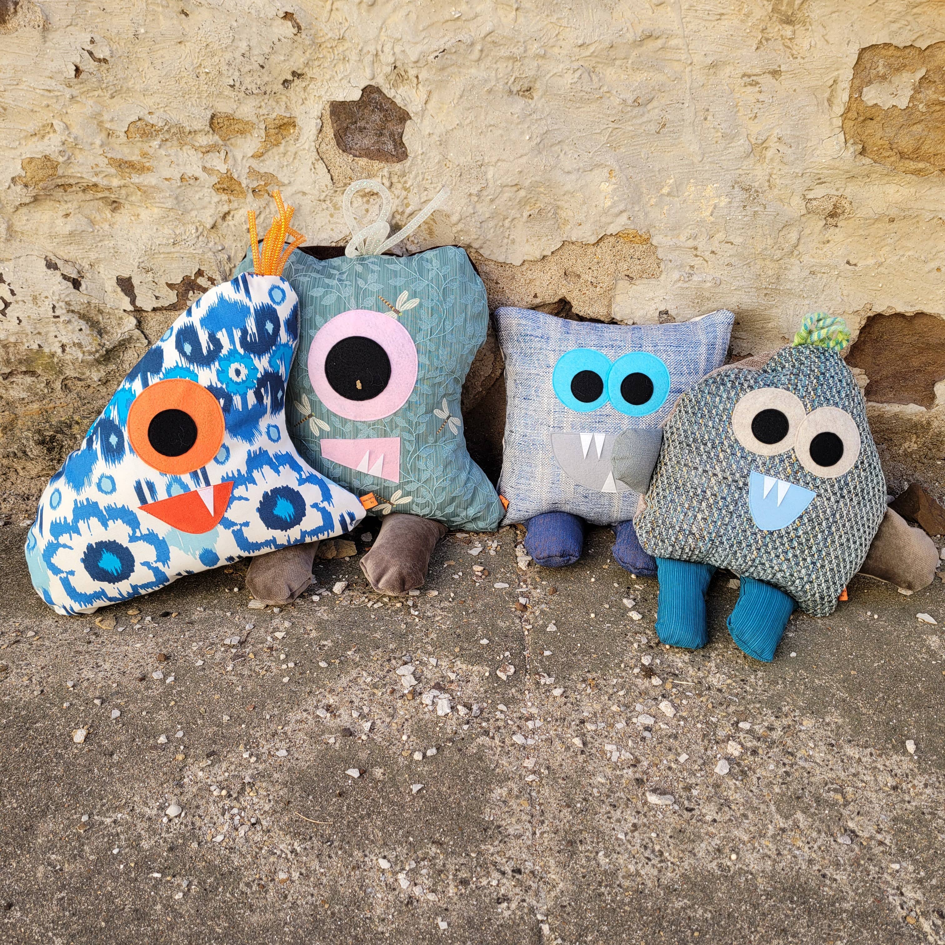 Monsters On Main - Wholesale Stuffed/Plush Toy - Kids & Baby - Large Monster Bundle - 4 pk2