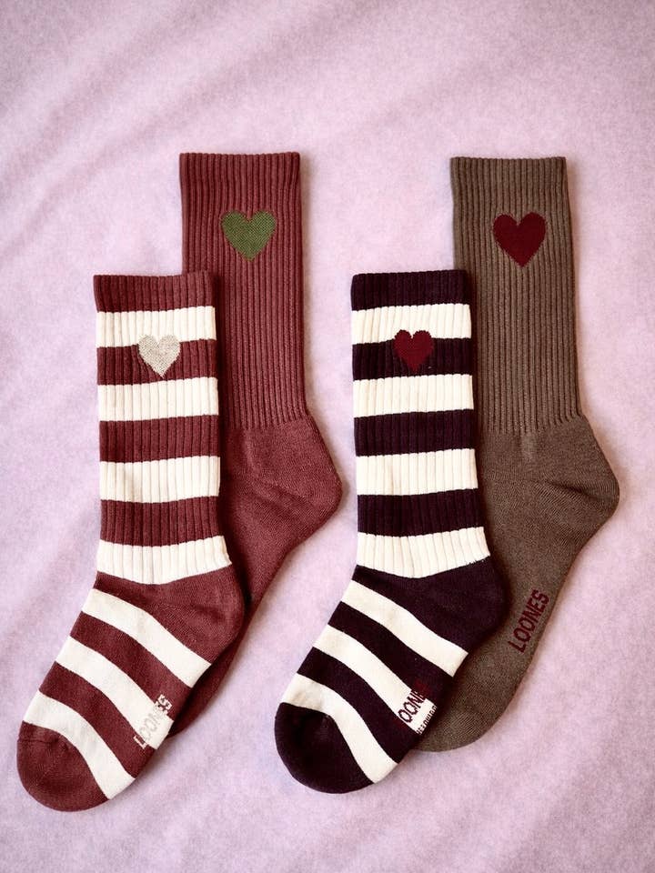 LE GRAND CĆUR x RAYURES D'AMOUR | lot de 4 pour la vente par LOONES