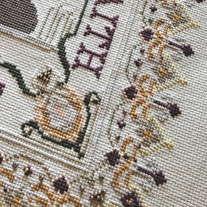 The Wishing Thorn - Wholesale Embroidery/Cross Stitch Supplies - Swan Sampler Pattern4