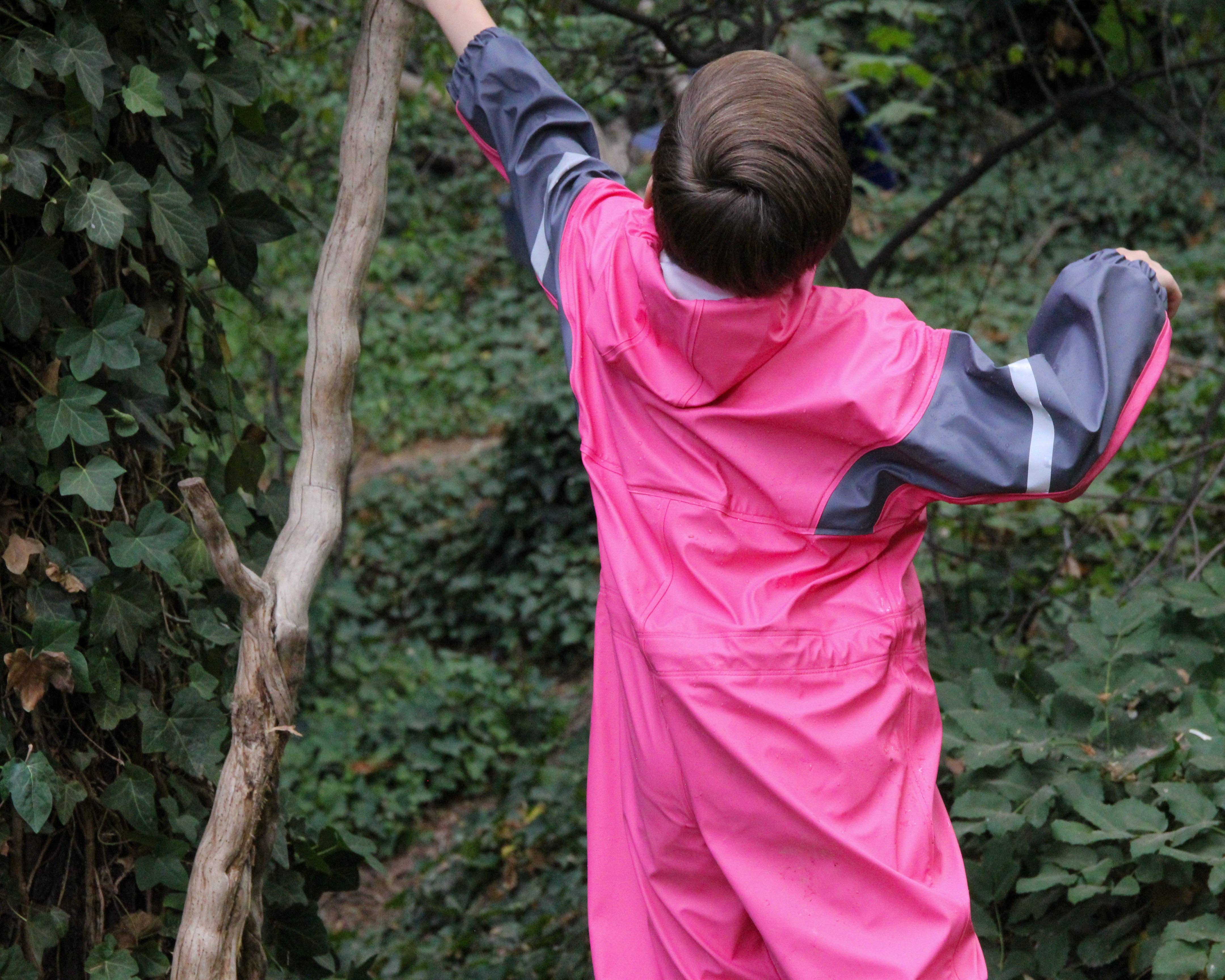 Oaki - Venta al por mayor Impermeable - Niños - Traje de lluvia de poliuretano, rosa Park City3