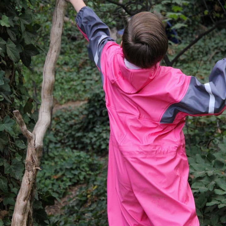 Oaki - Venta al por mayor Impermeable - Niños - Traje de lluvia de poliuretano, rosa Park City3