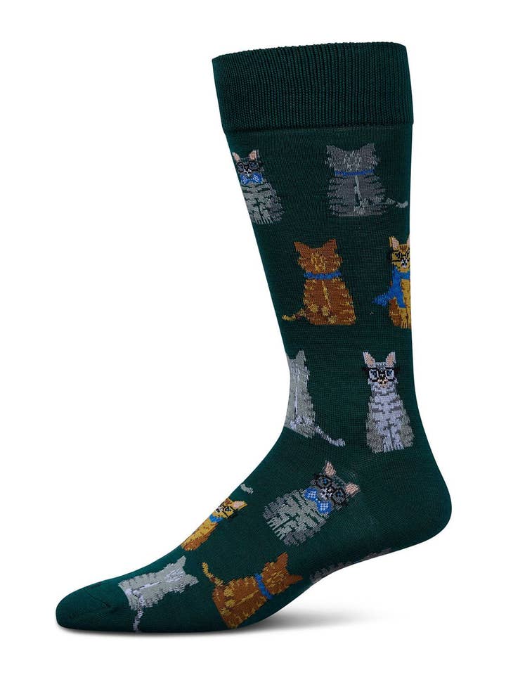 Infinity Classics International Inc. - Wholesale Socks - Men's - Cats Bamboo Men's Crew1