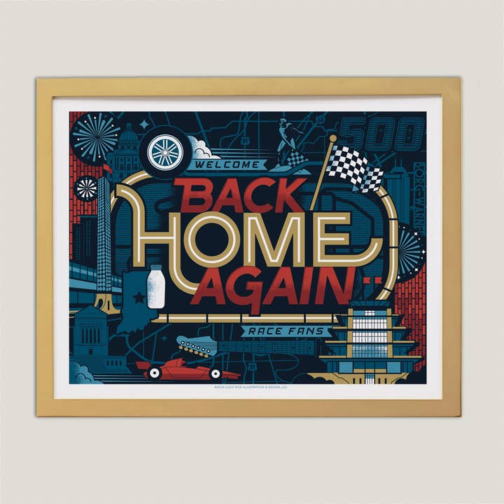 ¡Bienvenidos fanáticos de las carreras! para venta al por mayor de Lucie Rice Illustration and Design