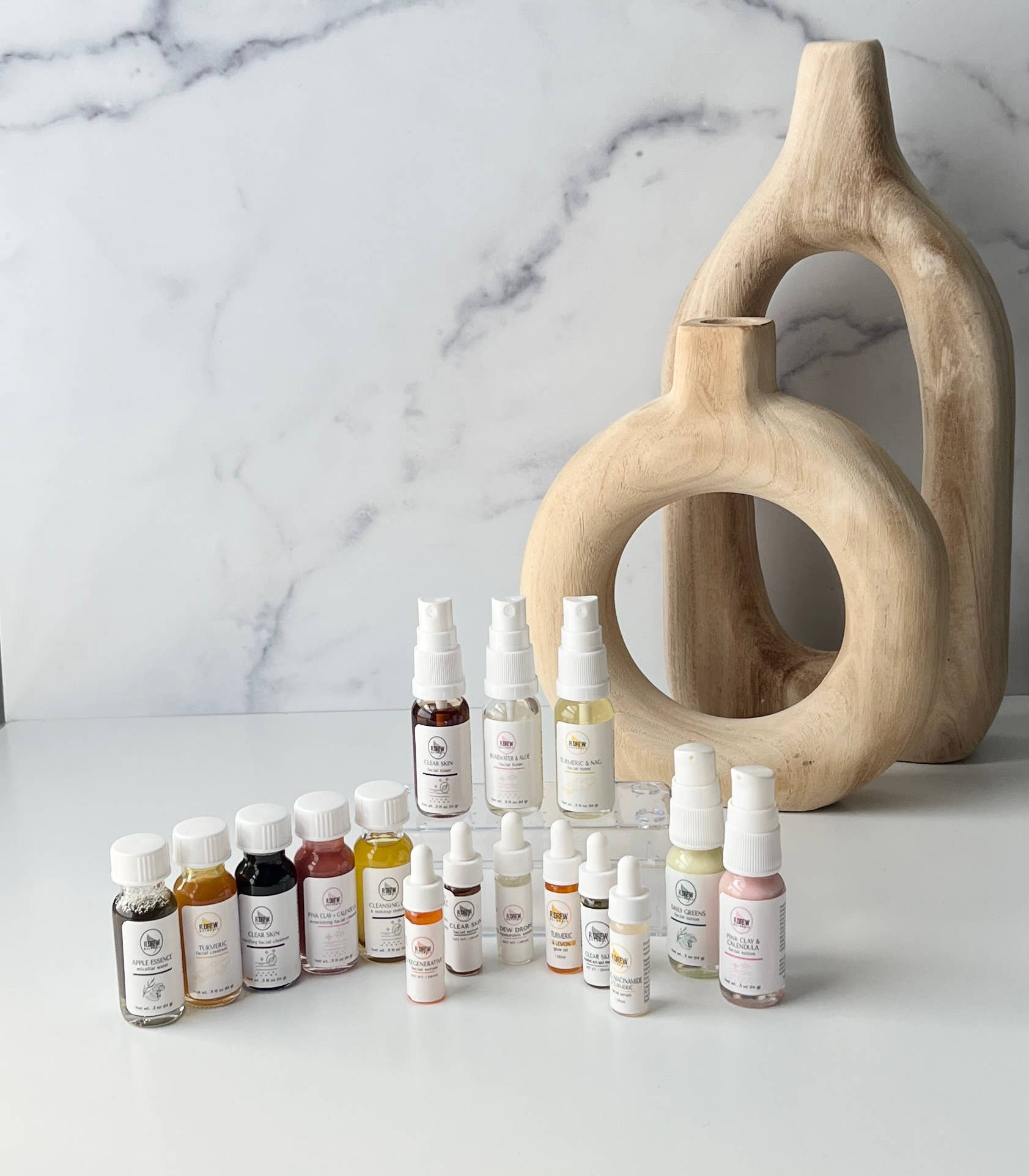 R. Drew Naturals, LLC - Wholesale Facial Toner - Sample - Facial Toner Discovery Set3