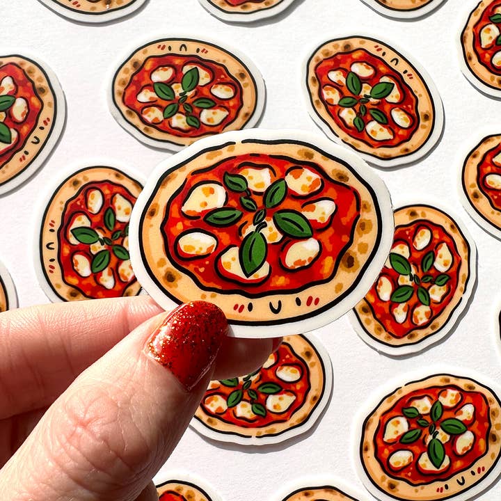 Pegatina Mini de Pizza Margherita para venta al por mayor de Shop Emily M