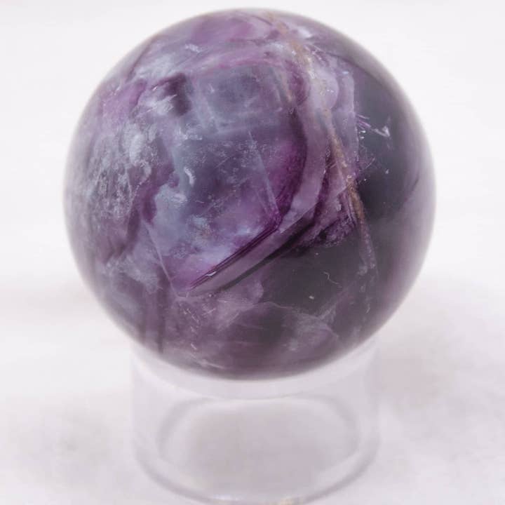 Tiny Rituals - Wholesale Spiritual Stone/Crystal - Rare Rainbow Fluorite Spheres - AAA Premium Quality70