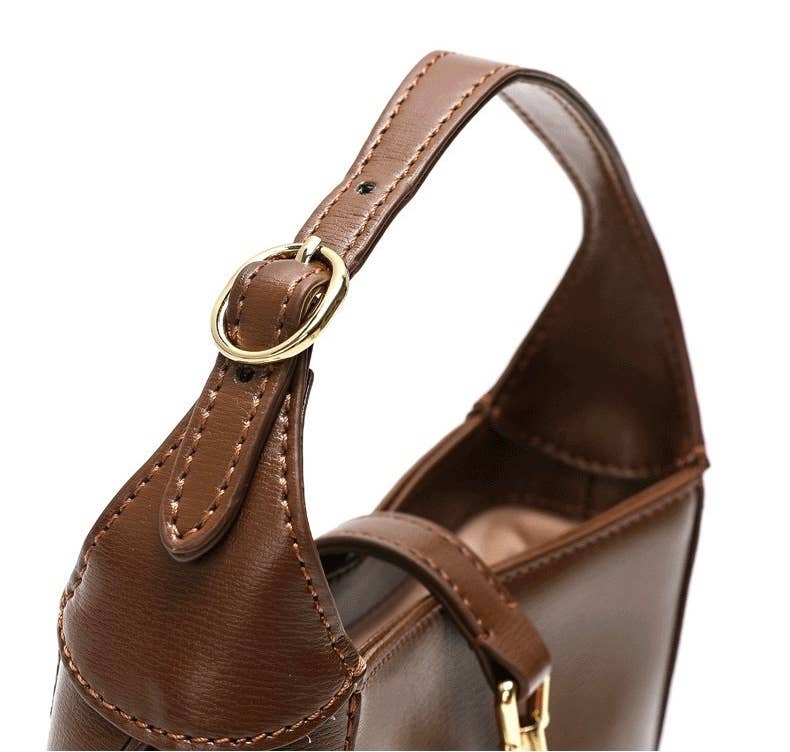 Sook Stainable - Wholesale Top Handle Bag - Women's - Genuine Leather Saddle Hand Shoulder Bag7