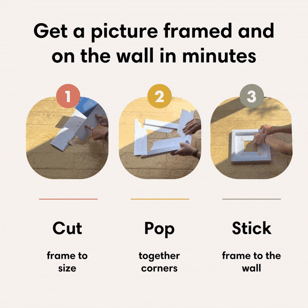 Pop-up Frames - Wholesale Picture Frame - Picture Frame 3-pack for Uni Students2