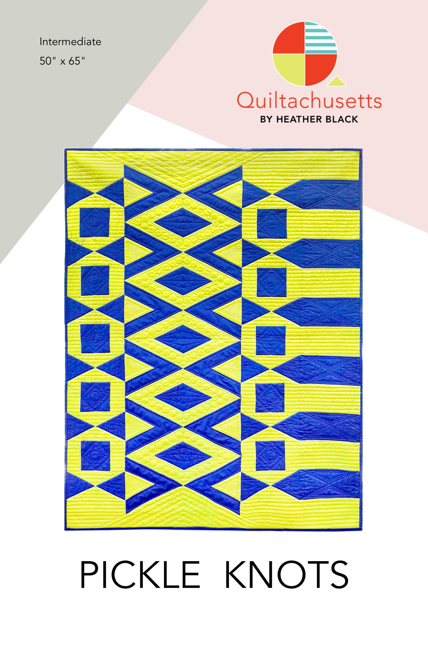 Quiltachusetts - Wholesale Craft Sewing Kit - Pickle Knots Quilt Pattern1