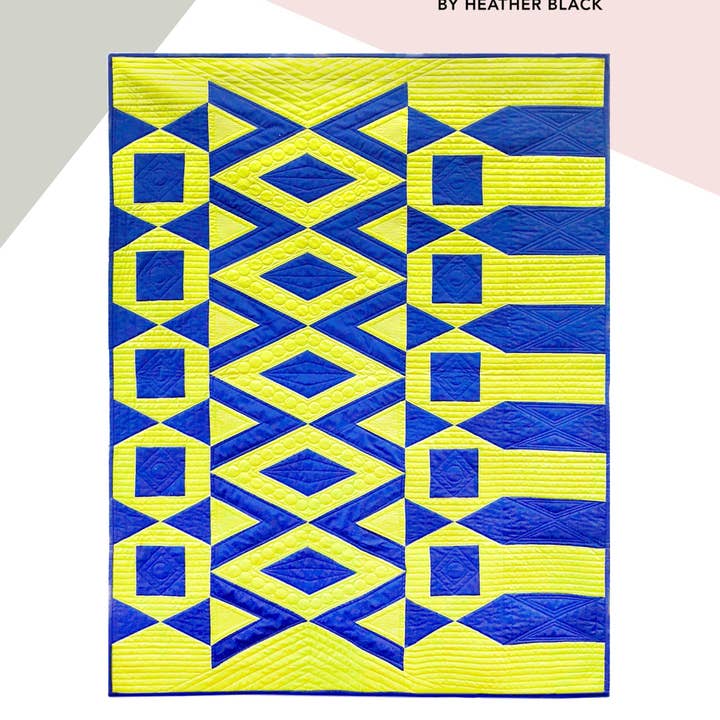 Quiltachusetts - Wholesale Craft Sewing Kit - Pickle Knots Quilt Pattern1