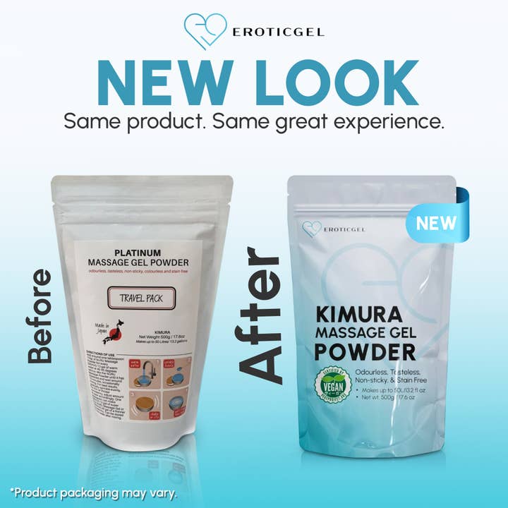 Eroticgel - Wholesale Body Glitter/Shimmer - Nuru Massage Gel Therapy Powder | 500g Therapy Pack