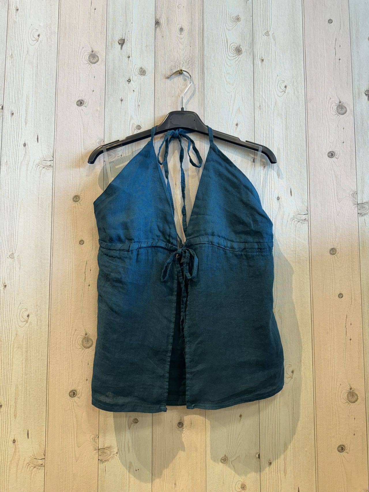 Linen & More - Vente Caraco – femme - T-shirt à bretelles ouvertes 100 % lin REF 2152213